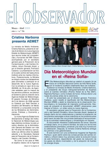 Abr. 2008 NÃºm. 56 - Agencia Estatal de MeteorologÃ­a
