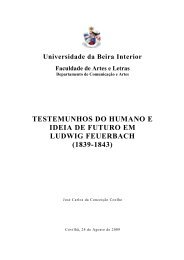 testemunhos do humano e ideia de futuro em ludwig ... - Ubi Thesis