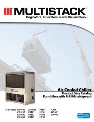 Air Cooled Chiller - Multistack