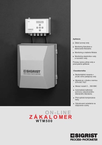 on-line zÃ¡kalomer wtm500