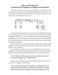 More on 1999 and 2033 as Found in the Prophecies of Haggai and ...