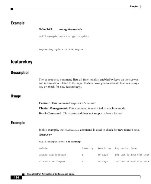 IronPort - CLI reference guide