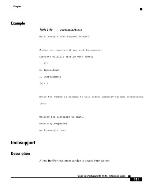 IronPort - CLI reference guide