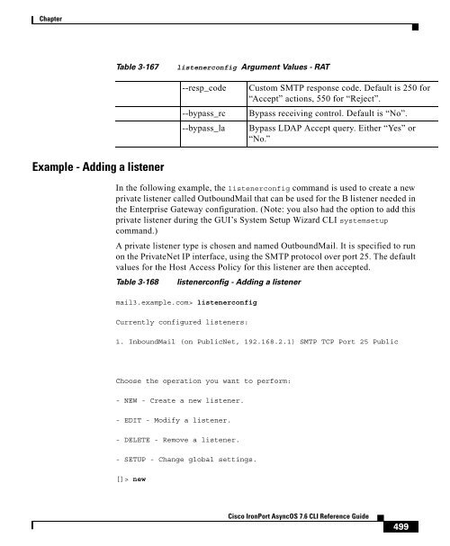 IronPort - CLI reference guide