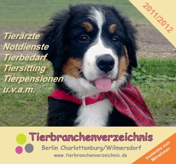 (bisher erschienen) Tierbranchenverzeichnis Berlin Bran enb r ...