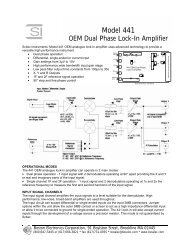 Scitec Model 441 Board-Level Dual Phase Lock-in Amplifier