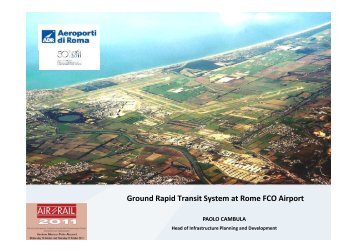 Ground Rapid Transit System at Rome FCO Airport - Data ...