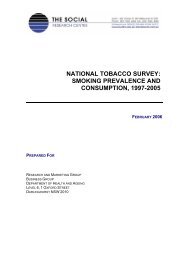 National Tobacco Survey: smoking prevalence and ... - Quit Now