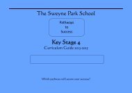 KS4 Curriculum/Options - The Sweyne Park School