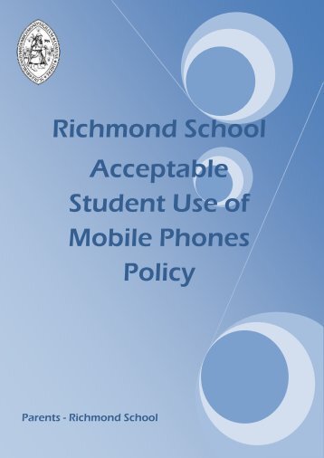 Mobile Phone Policy - Richmond School