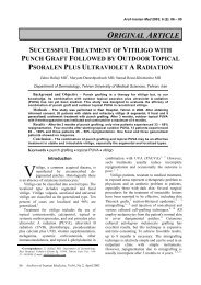 SUCCESSFUL TREATMENT OF VITILIGO WITH PUNCH GRAFT ...