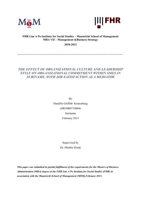 MBA Thesis Daniella Griffith - Kranenberg.pdf - FHR Lim A Po ...