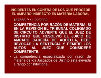 Cumplimiento, incidentes y suspensión laboral