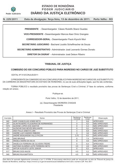 tj-go diário da justiça eletrônico - edição 867 - seção ii