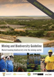 Mining and Biodiversity Guideline Executive Summary