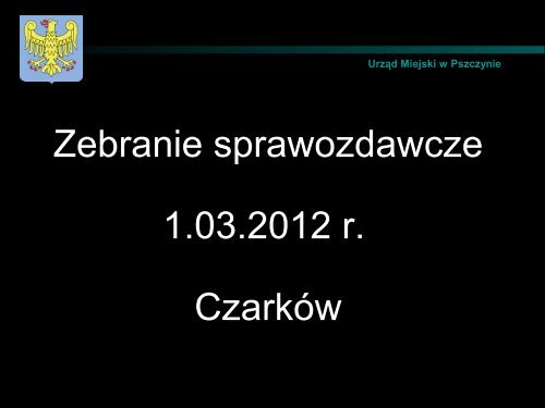 10. Sołectwo Czarków - Pszczyna