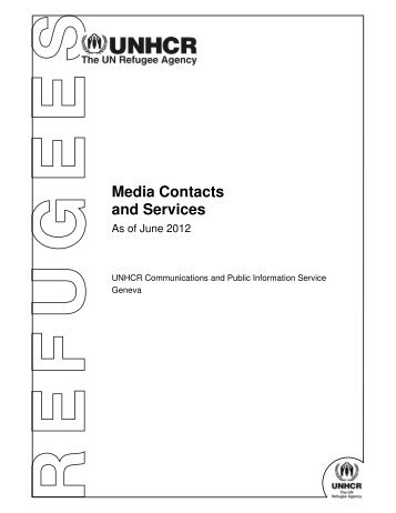 Media Contacts and Services - unhcr