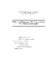 Differential Equations: The Newton Law of Cooling ... - ForEcoStudies