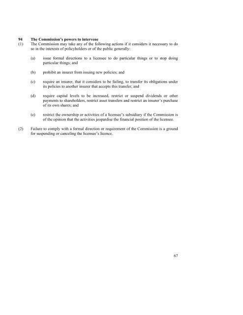 Insurance Act No.54 of 2005 - Vanuatu Financial Services ...