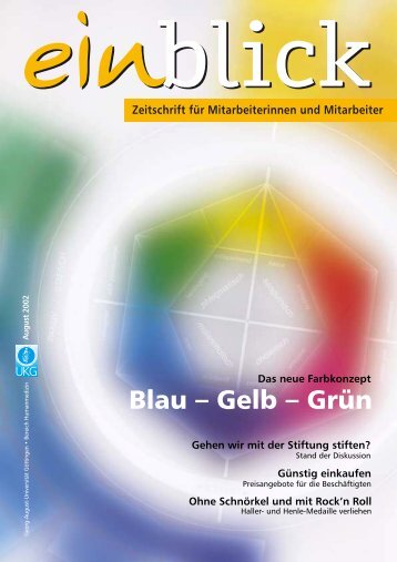 Blau – Gelb – Grün - Georg-August-Universität Göttingen
