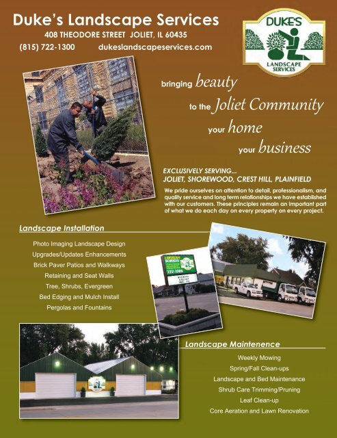 Joliet Visitors Bureau Magazine -  VisitJoliet