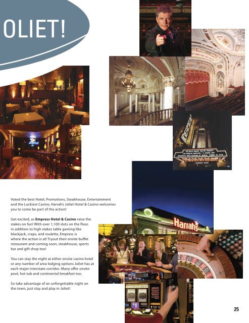 Joliet Visitors Bureau Magazine -  VisitJoliet