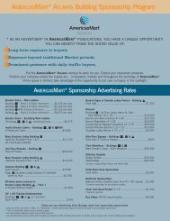 Page 1 AMERICASMART Â® ATLANTA Building Sponsorship