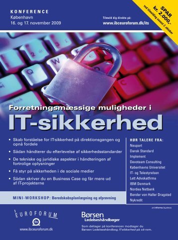 IT-sikkerhed - IBC Euroforum