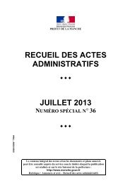 recueil des actes administratifs juillet 2013 - PrÃ©fecture de la Manche