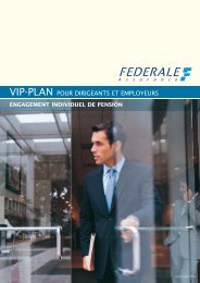 VIP-PLAN POUR DIRIGEANTS ET EMPLOYEURS