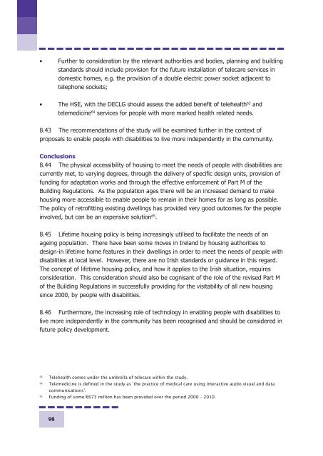 National Housing Strategy for People with a Disability 2011 - 2016