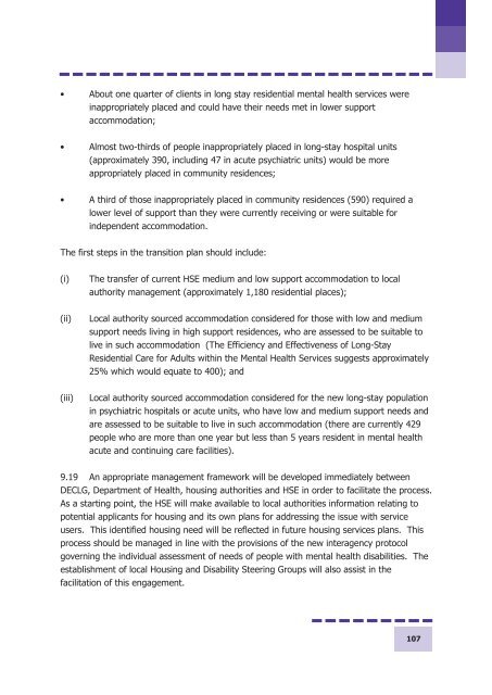 National Housing Strategy for People with a Disability 2011 - 2016