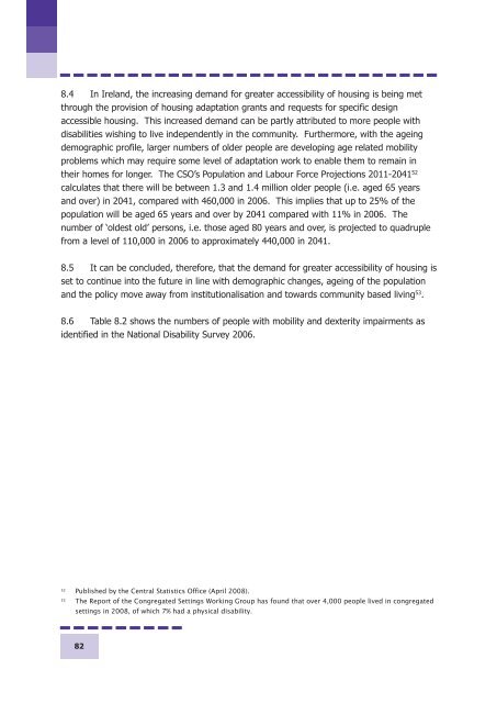 National Housing Strategy for People with a Disability 2011 - 2016