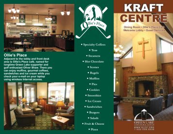 Download Kraft Centre Brochure - Green Lake Conference Center