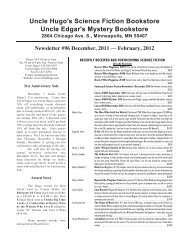 Uncle Hugo S Science Fiction Bookstore Uncle Edgar S Mystery