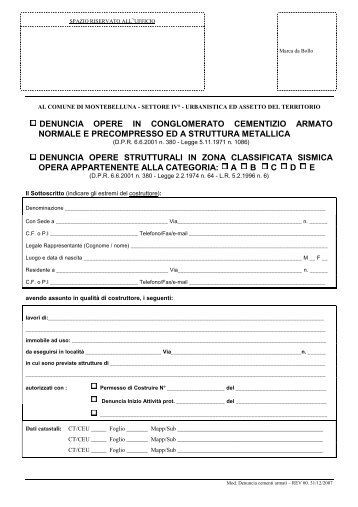 B2_ Denuncia cementi armati A4.pdf - Comune di Montebelluna