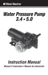 Water Pressure Pump 3.4 • 5.0 - West Marine