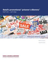 Retail's promotional âprisoner's dilemmaâ - Simon-Kucher & Partners