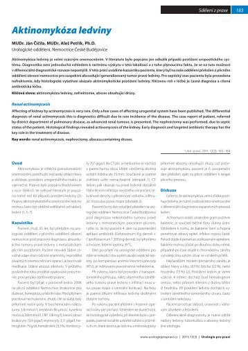 OtevÅÃ­t - Urologie pro praxi