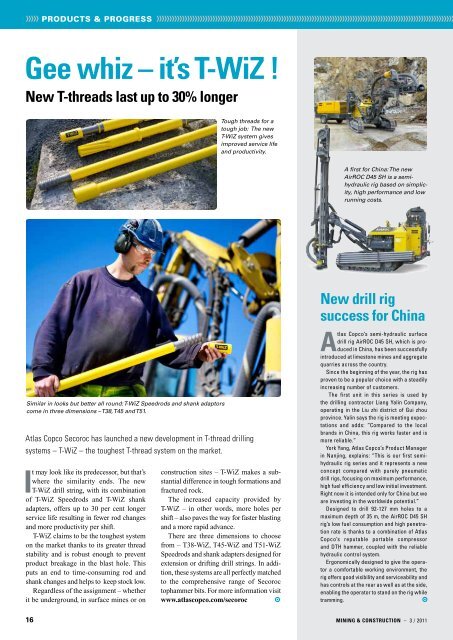New life for Canadian mine - Atlas Copco