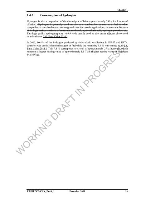 (BAT) Reference Document for the Production of Chlor-alkali ...