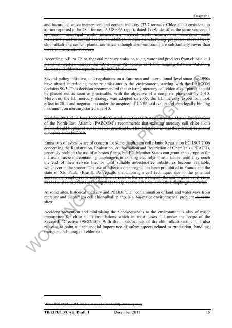 (BAT) Reference Document for the Production of Chlor-alkali ...