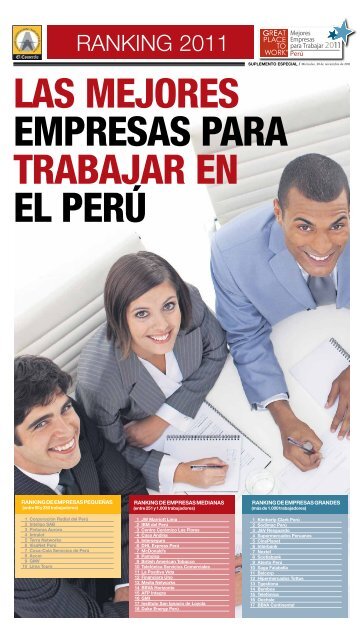 Suplemento 2011 - Great Place to WorkÂ® Institute Peru