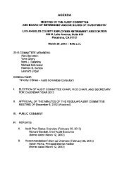 Audit Committee 3-20-13 Agenda & Minutes - LACERA
