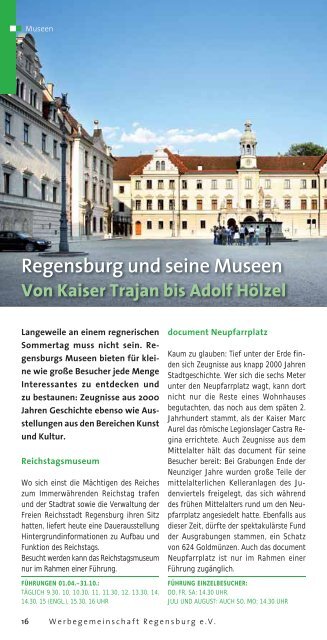 REGENSBURG erleben! - Werbegemeinschaft Regensburg