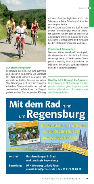 REGENSBURG erleben! - Werbegemeinschaft Regensburg