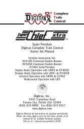 DT402 Manual 0409k.qxd - Digitrax, Inc.