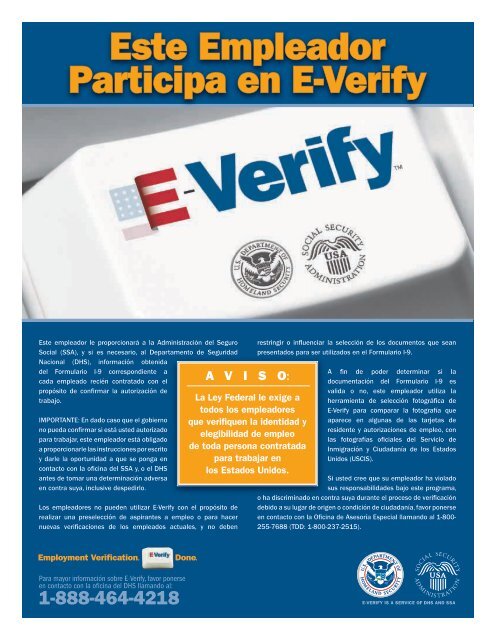 E-Verify Participation Poster English Version - Careers at Wellpoint