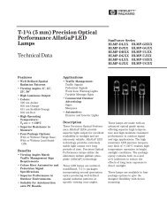 T-1 3/4 (5 mm) Precision Optical Performance AlInGaP LED Lamps ...