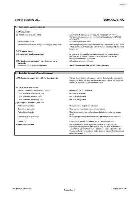 anexo v hoja de seguridad soda caustica